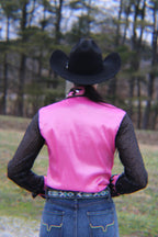 Sheer Sleeve Conceal Shirt
