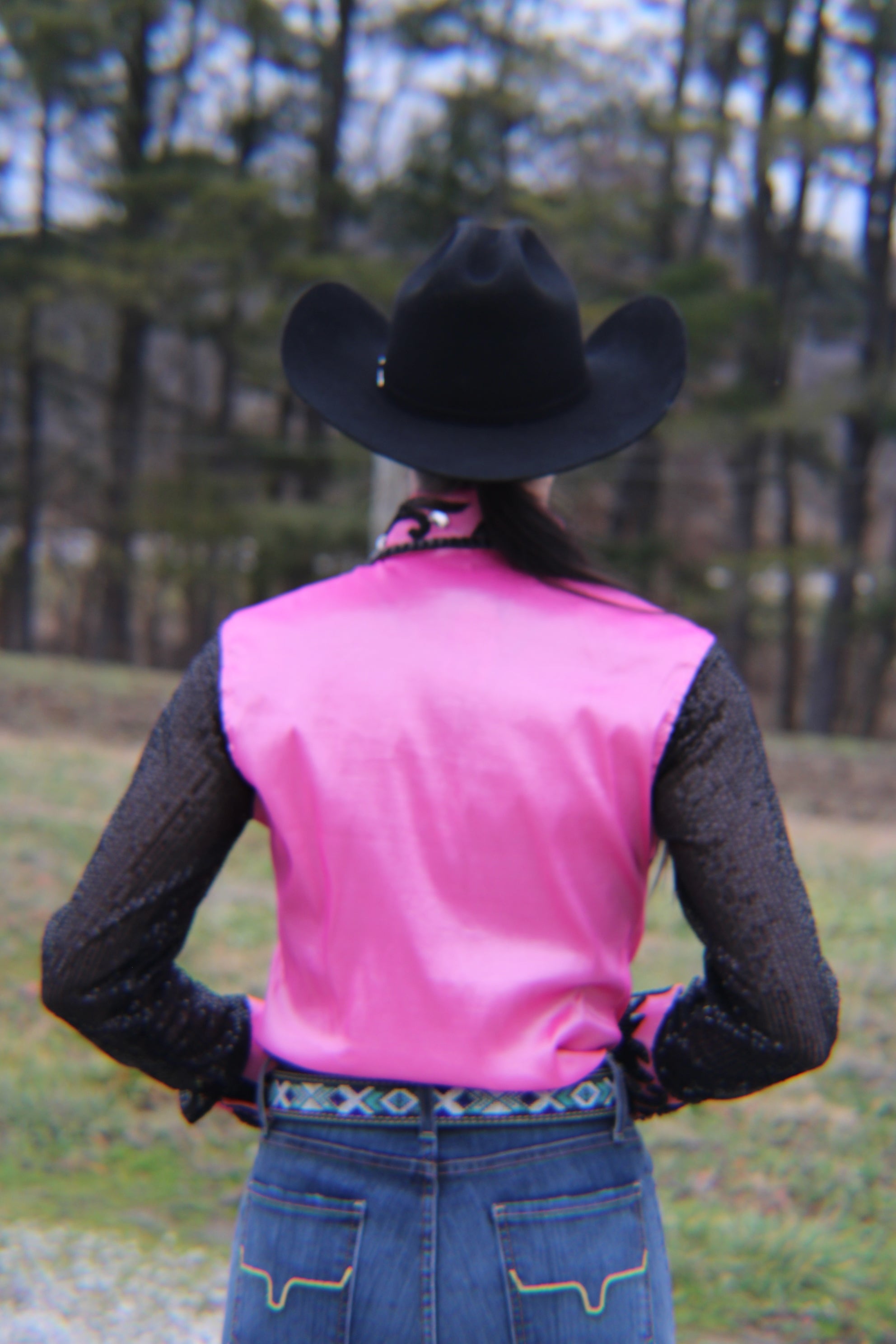 Sheer Sleeve Conceal Shirt