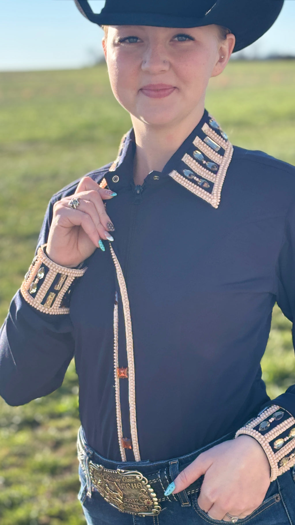 Stretch Poly Knit Show Shirt