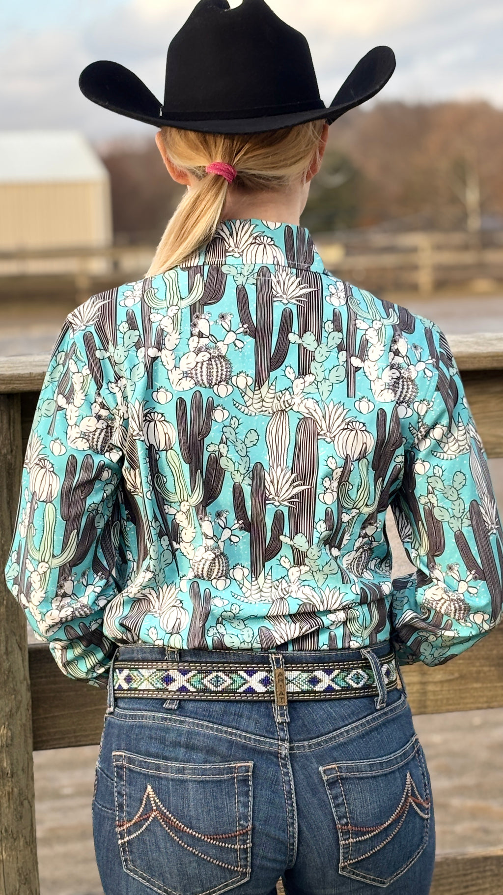 Cactus Print Easy Care