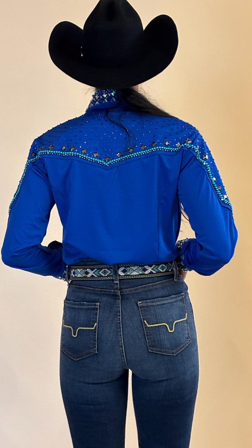 Royally Embellished Poly Shirt (Pre-Order)