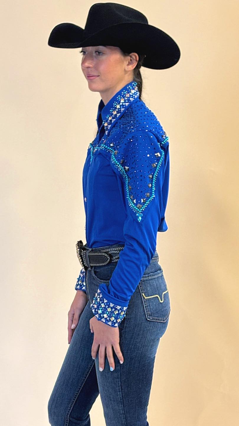 Royally Embellished Poly Shirt (Pre-Order)