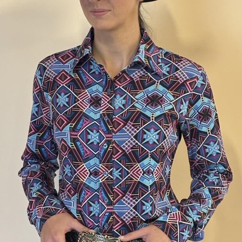 Disco Dust Easy Care Button Up