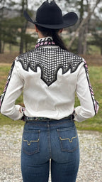 Pink Frost Taffeta Show Shirt (Pre Order)