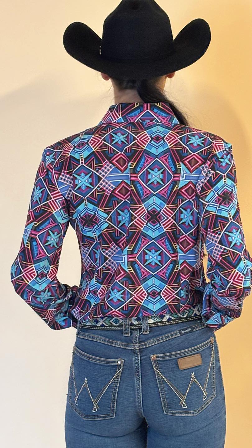 Disco Dust Easy Care Button Up