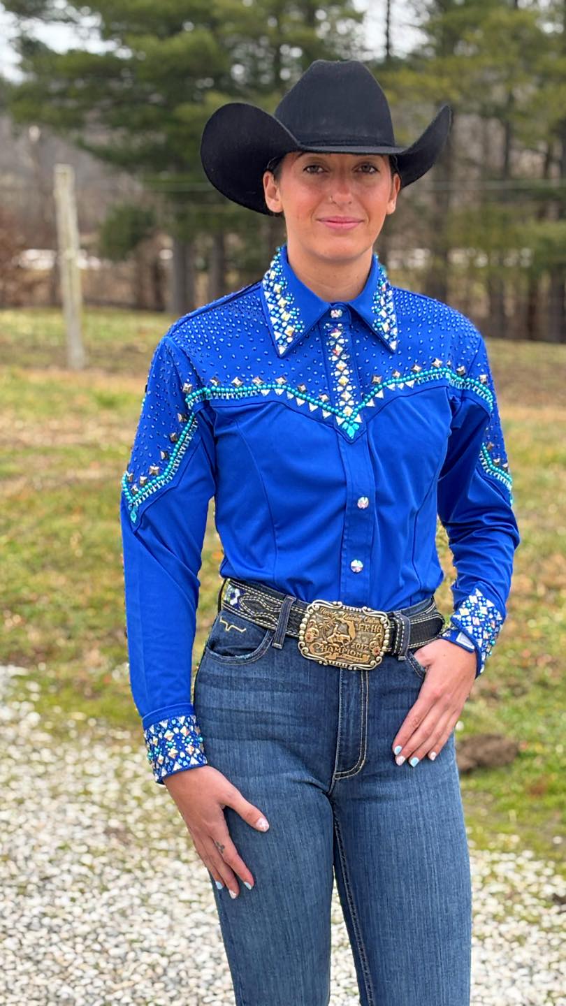 Royally Embellished Poly Shirt (Pre-Order)