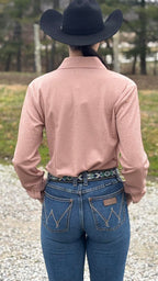 Soft Rose Elegance Dobby Shirt