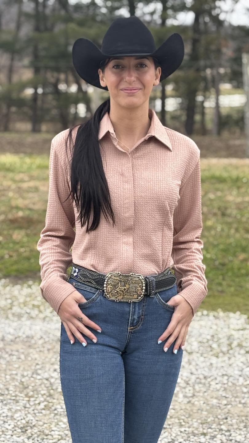 Soft Rose Elegance Dobby Shirt