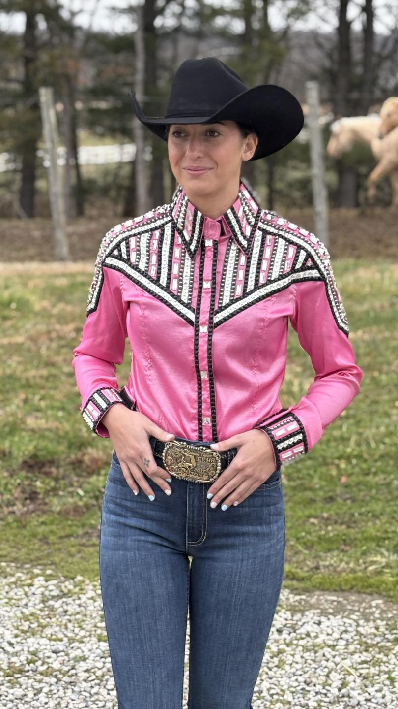 Bubblegum Bliss Taffeta Show Shirt