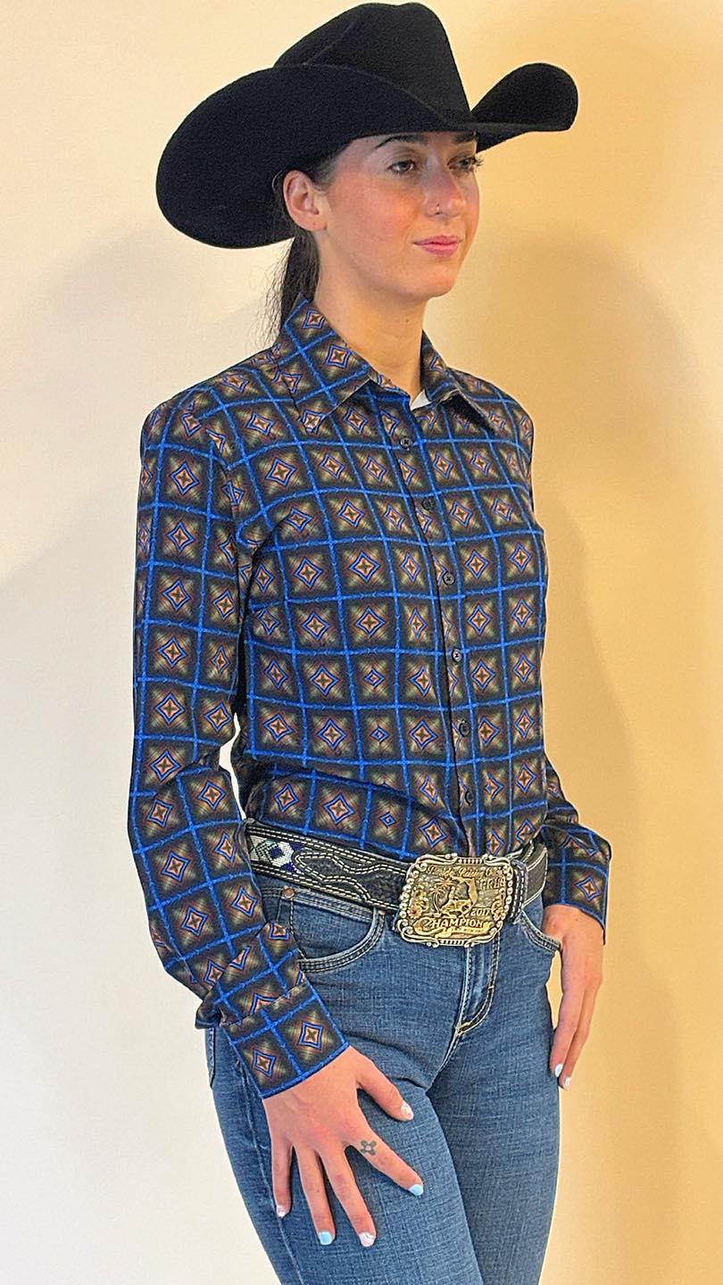 Diamond Drive Easy Care Button Up