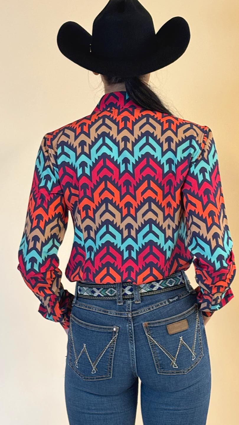 Tribal Breeze Easy Care Button Up (Pre Order)