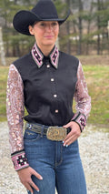 Cherry Blossom Taffeta Show Shirt (Pre Order)