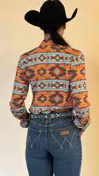 Desert Ember Easy Care Button Up