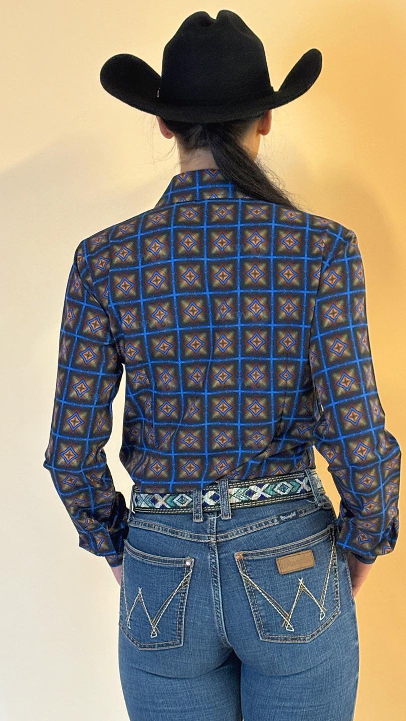 Diamond Drive Easy Care Button Up