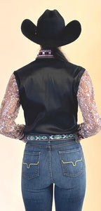 Cherry Blossom Taffeta Show Shirt (Pre Order)