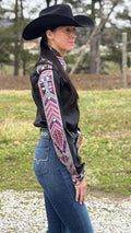 Blackout Amethyst Taffeta Show Shirt (Pre Order)