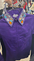 Glitzy Girl  Show Shirt - Youth - Purple