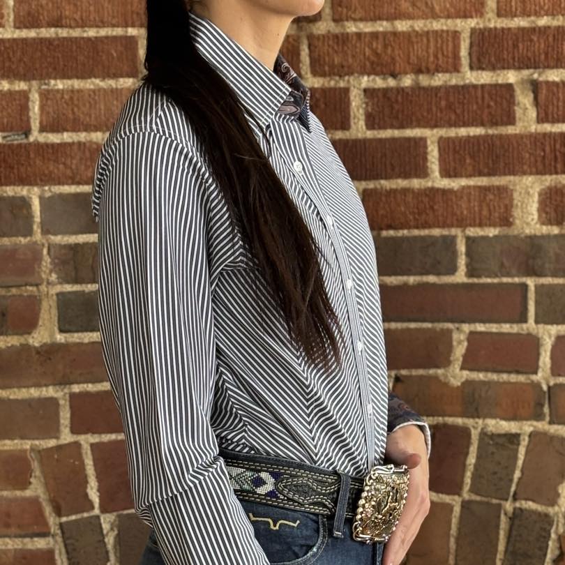Conceal Zipper Easy Care with Stripes