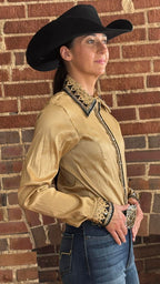 Jenny Taffeta Tan Show Shirt