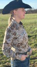 Soft Woodland Easy Care Button Up