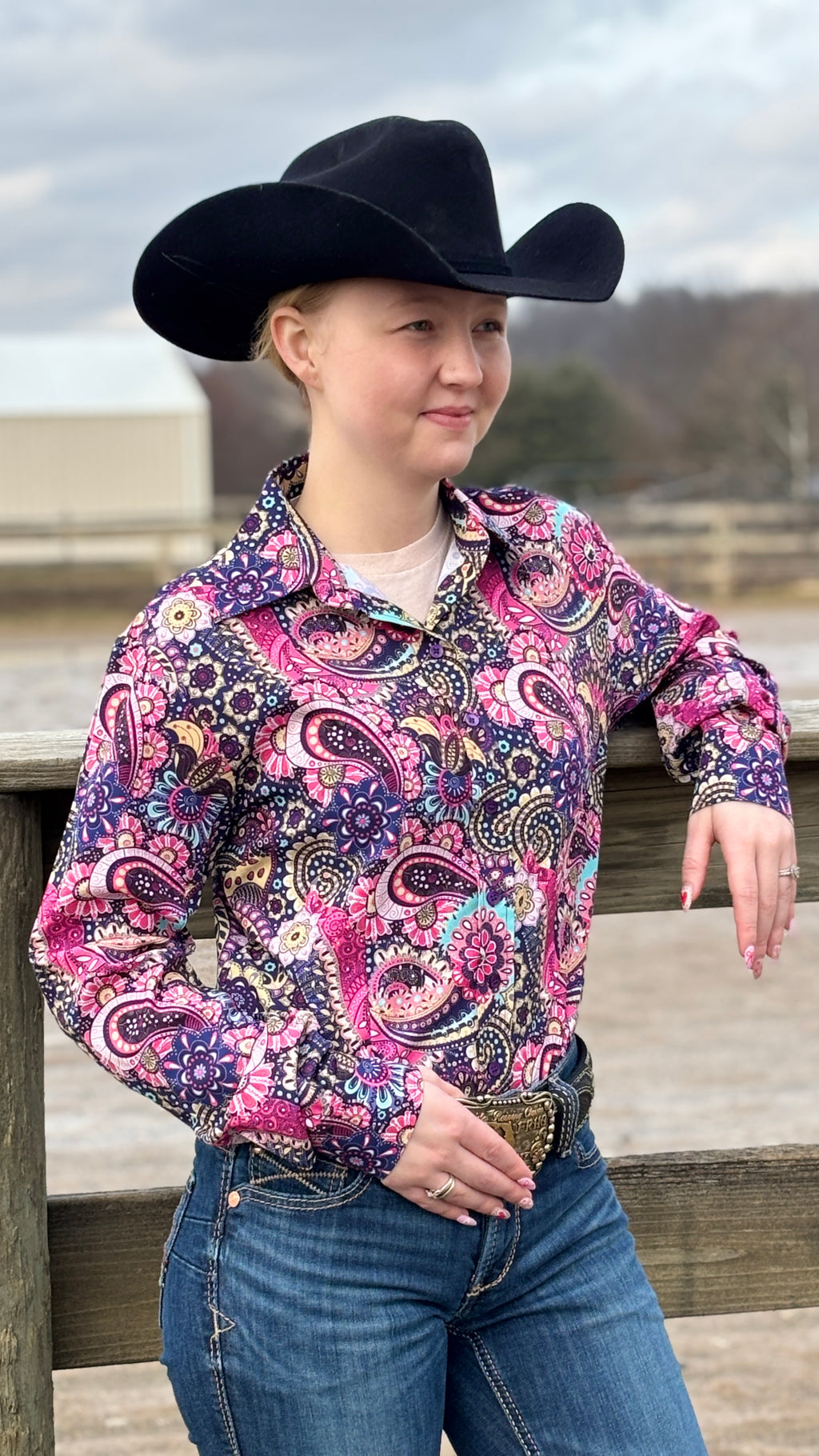 Candy Festival Paisley Easy Care with Mesh