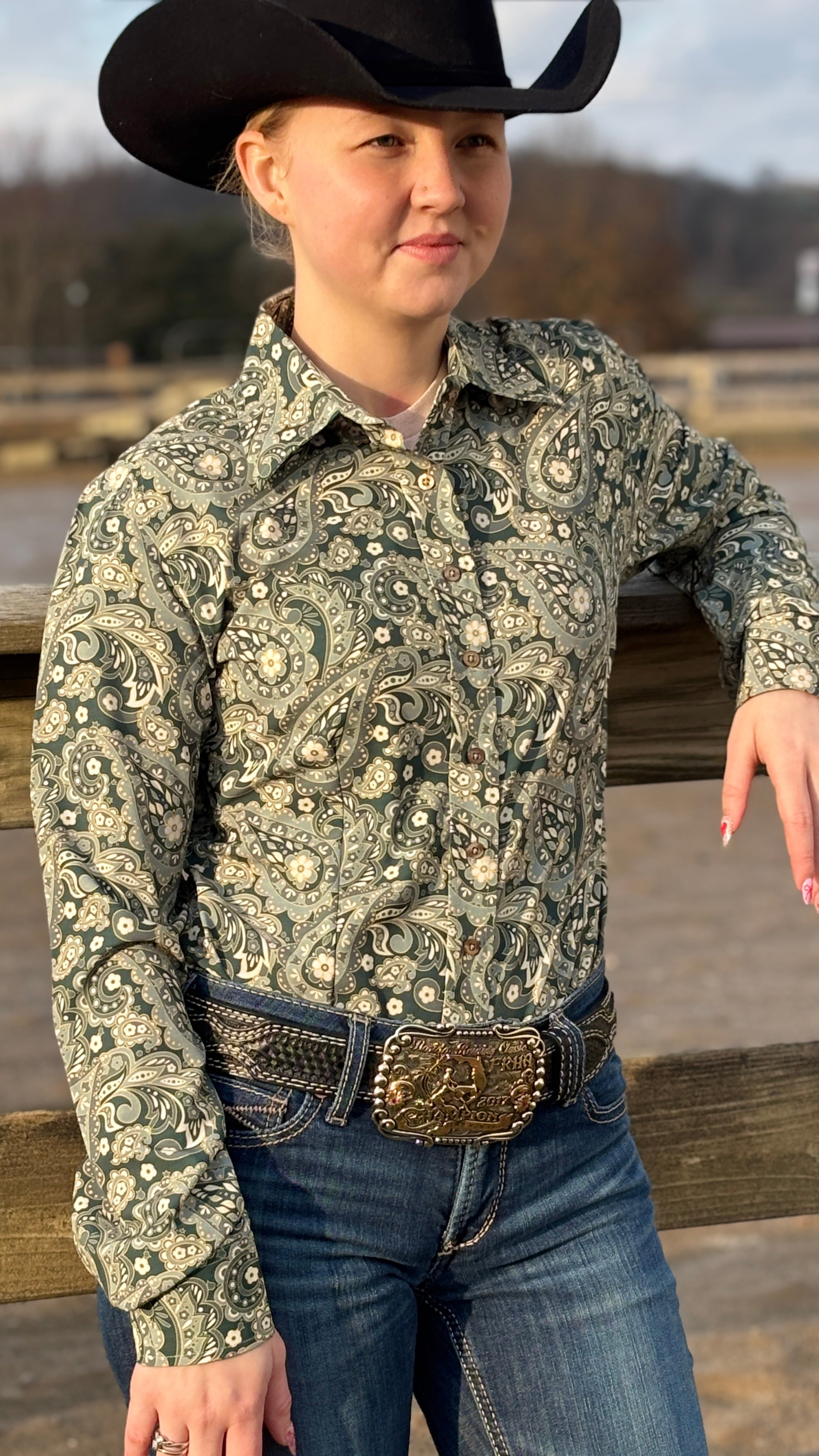 Sagehorn Paisley Easy Care