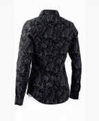Black Paisley Easy Care Button Up