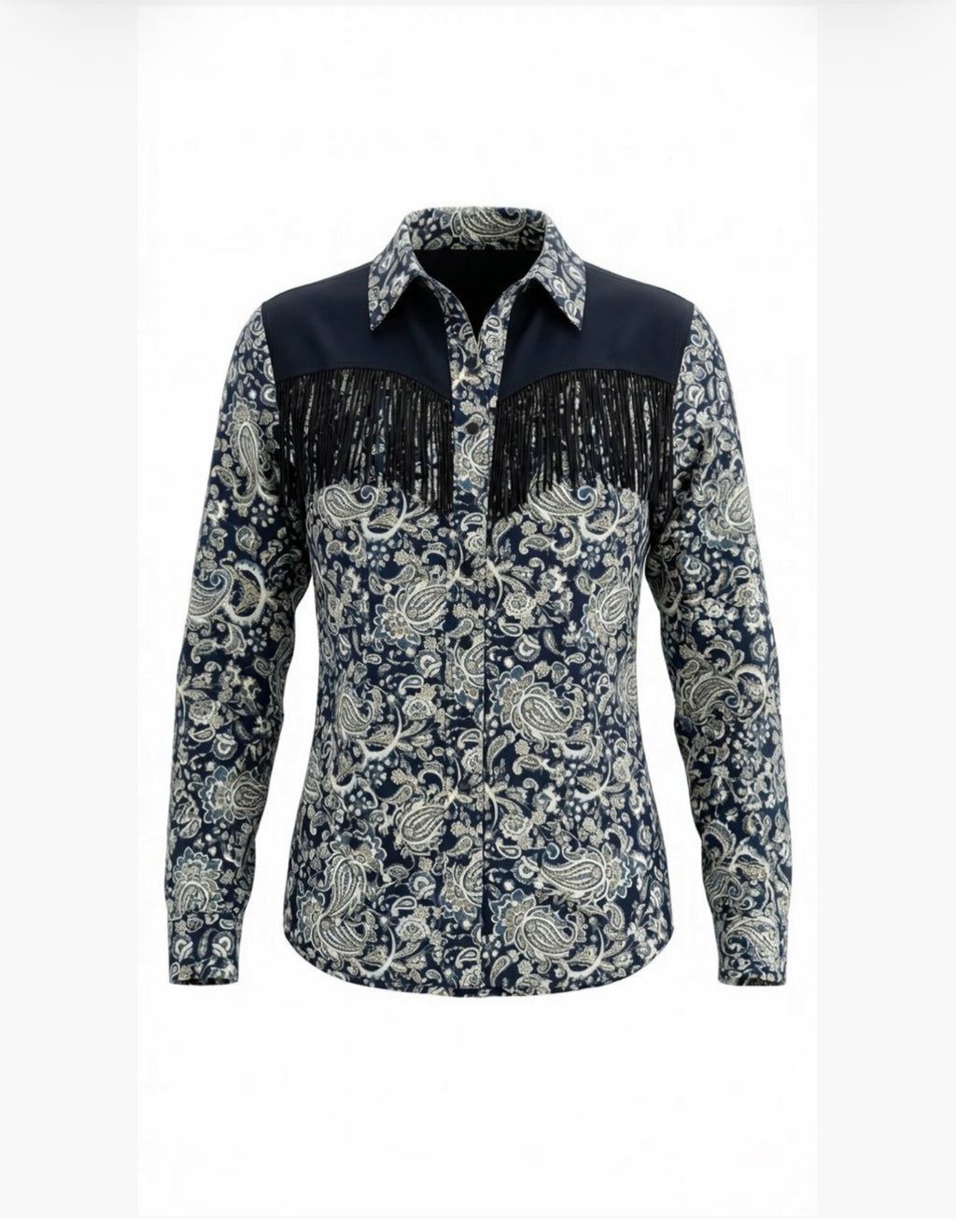 Easy Care Paisley with Fringe
