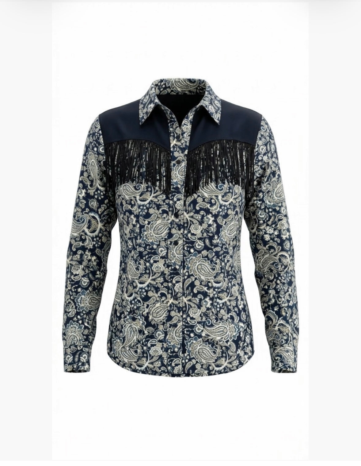 Easy Care Paisley with Fringe