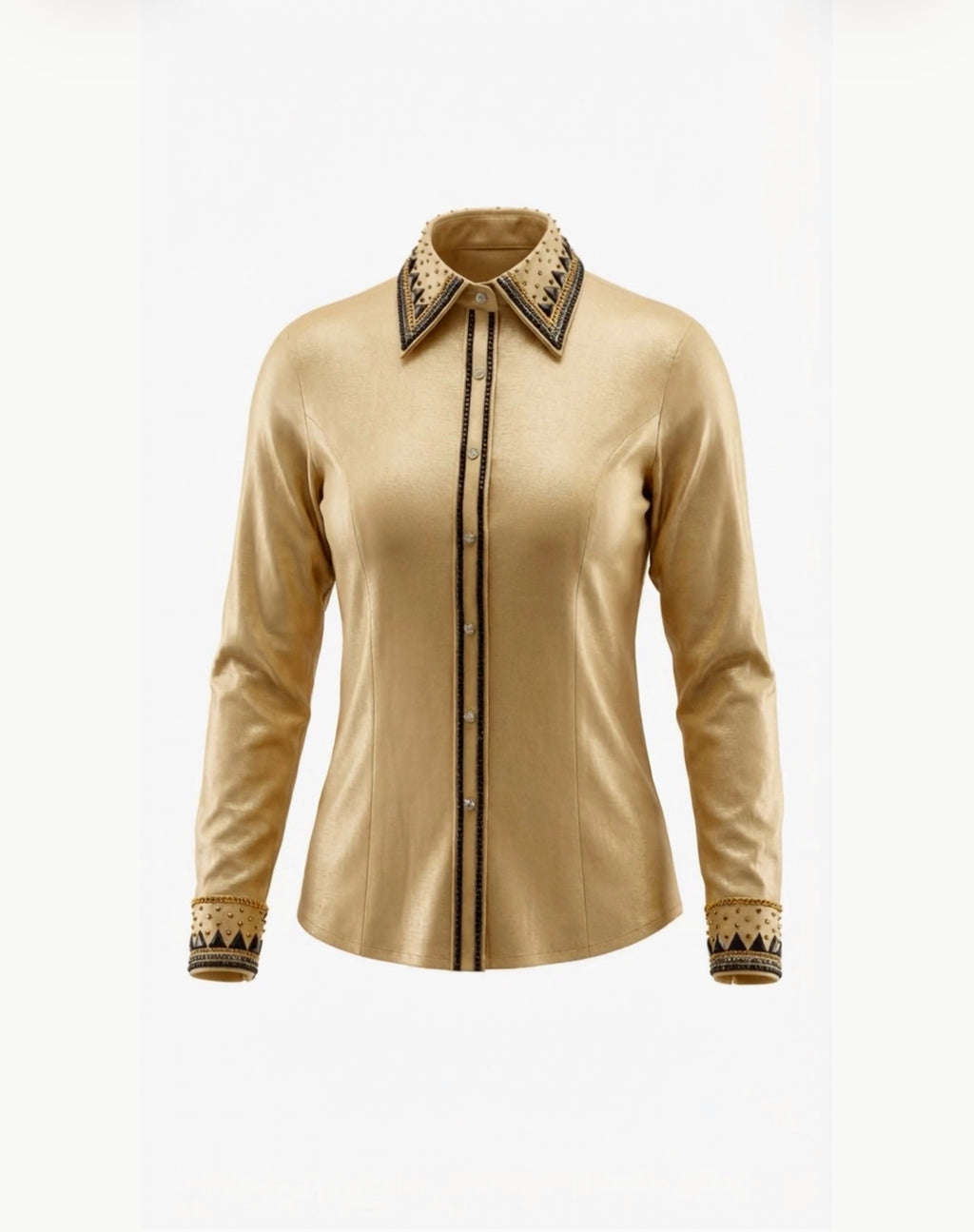Jenny Taffeta Tan Show Shirt