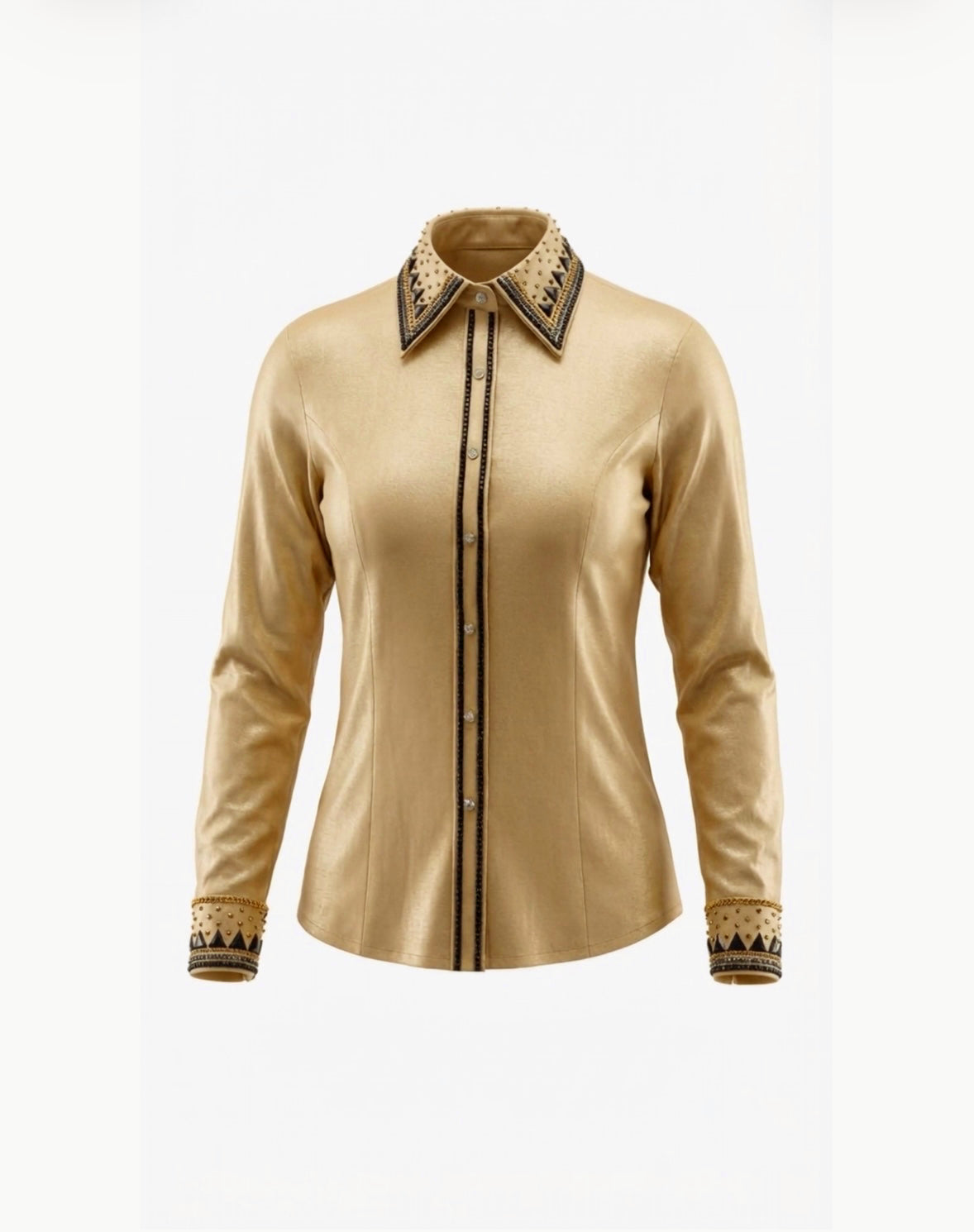 Jenny Taffeta Tan Show Shirt