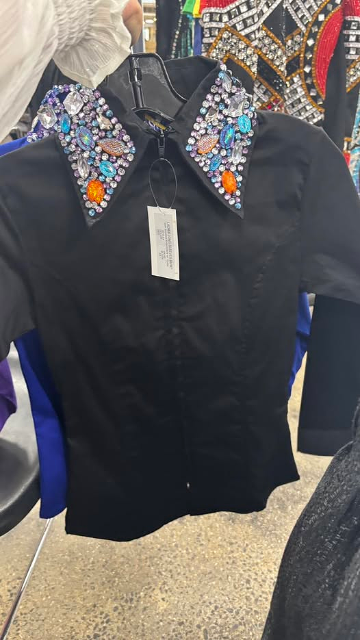 Glitzy Girl Show Shirt - Youth - Black