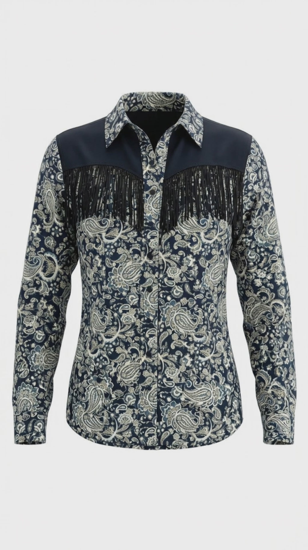 Easy Care Paisley with Fringe