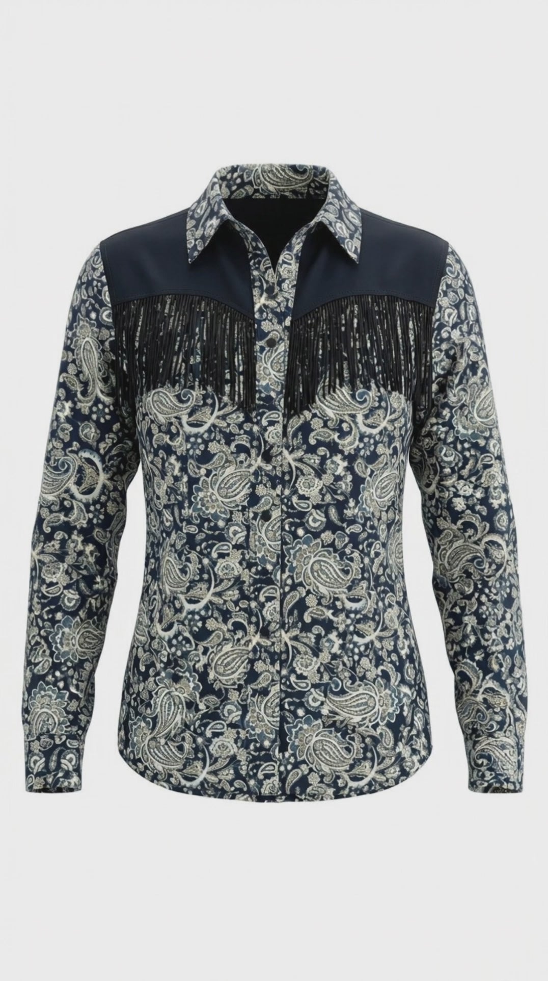 Easy Care Paisley with Fringe